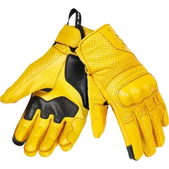 Moto oblečení SEVENTY DEGREES Rukavice na motorku Seventy Degrees SD-C20 Rebel žluté 3XL
