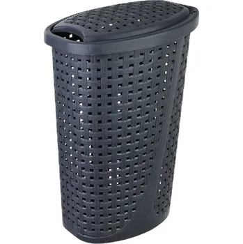 Koš na prádlo Koš špinavé prádlo 45L úzký SLIM černá