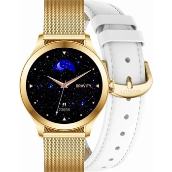 Chytré hodinky Chytré hodinky Gravity White Gold 2 Stripes GT25-2 PRO NEPLATÍ