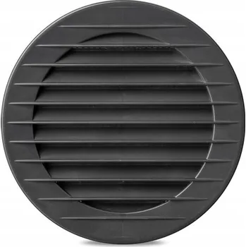 Větrací mřížka AirRoxy Kulatá Ventilační Mřížka 60 mm s grafitovou síťovinou 02-261 Grafit