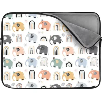 pouzdro na notebook Sablio Obal na notebook Animovaní sloni - 13"