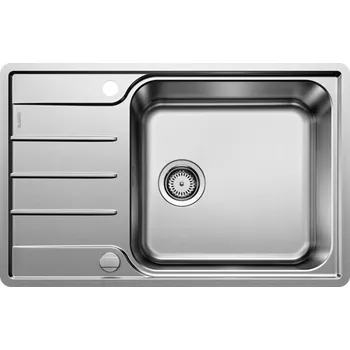 Granitový dřez Jednokomorový dřez Blanco Lemis XL 6 S-IF Compact ocel šedý