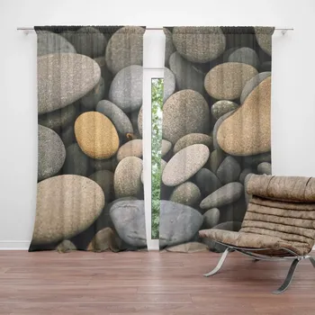 Závěs Sablio Závěs Kameny: 2ks 140x250cm