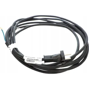elektrický kabel Kabel s přímou zástrčkou IP44, gumový H05RR-F 3x2,5, 10 m