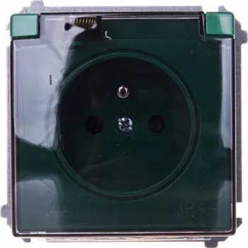 Elektrická zásuvka Elektrická Zásuvka nástěnná Kontakt-simon zelená