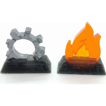 Desková hra Desková hra Nemesis - 22 podložek pod žetony požáru a poškození Rebel