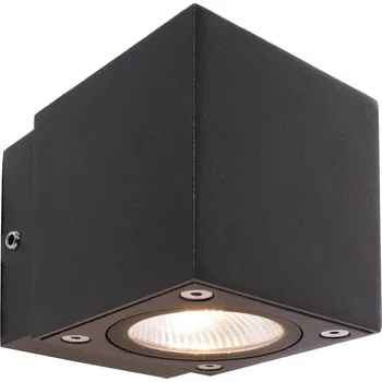 Venkovní osvětlení Deko-Light LED venkovní nástěnné svítidlo Cubodo Single Mini, hliník, tmavě šedé tmavě šedá 1 x 5 W LED - Doprava zdarma
