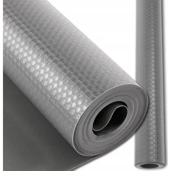 Protiskluzová podložka Šedá ochranná podložka do zásuvek skříněk PROTISKLUZOVÁ 200x50 cm ODOLNÁ SKVRNÁM