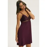 Esotiq dámská noční košile vínová - ESO93x/Mahagonová / S ESO5A005