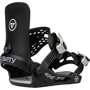Vázání na snowboard GRAVITY vázání - Wildcat Black Jr M (BLACK)