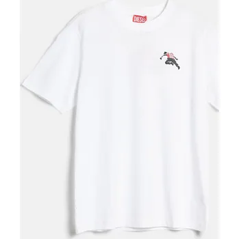 Pánské tričko TRIČKO DIESEL T-ADJUST-T3 T-SHIRT WHITE