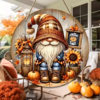 Dekorace Podzimní skřítek - Podzimní dekorace za zeď
