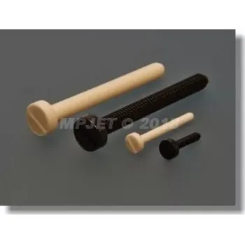 RC náhradní díl MP Jet 1326 Polyamidový šroub M5x50 s uzavřenou přímou drážkou, 4ks