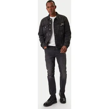 Pánská větrovka Calvin Klein Jeans Jeansová bunda Classic LV04RE765G Černá Regular Fit XS