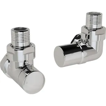 Ventil Zehnder Ventil Zehnder úhlový rohový, rohové šroubení pro zpátečku 1/2", Set G, chrom, Z-838988 Z-838988