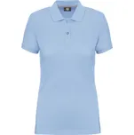 KARIBAN Dámská pracovní piqué polokošile WK275 Velikost: M, Barva: nebesky modrá