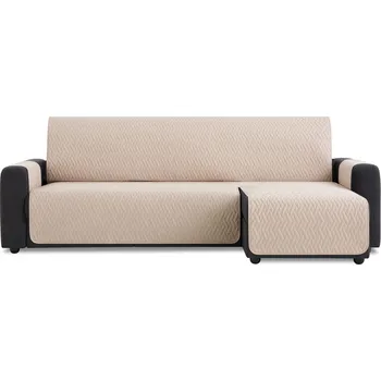 Napínací potah PovlečemeVás Nepropustný potah na rohovou sedačku pravý - béžový Délka: 200 cm