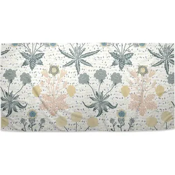 Osuška Sablio Ručník Šedé květiny - 30x50 cm