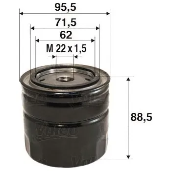 Filtr do auta Olejový filtr VALEO 586097