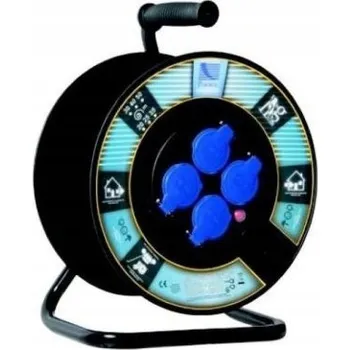 Elektrická zásuvka Hermetická prodlužovací zásuvková lišta Pawbol černá