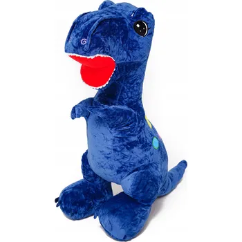 plyšák VELKÝ DINOSAURUS EDI PLYŠOVÝ 55 CM TMAVĚ MODRÝ