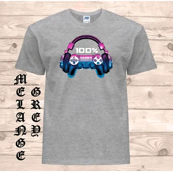 Pánské tričko levne-bavlnene-tricko-potisk-100%-hrace Barva: Grey melange - šedá směs, velikost: XL