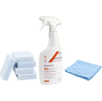 Dezinfekce Sada čištění a péče o umělou kůži 500 ml (SDactiv zero + houbičky & utěrka)
