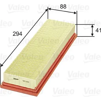 Vzduchový filtr Vzduchový filtr VALEO 585104