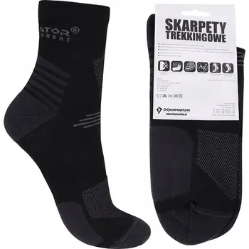Pánské ponožky Letní Ponožky Dominator Ponožky světle černé, velikost 44-46