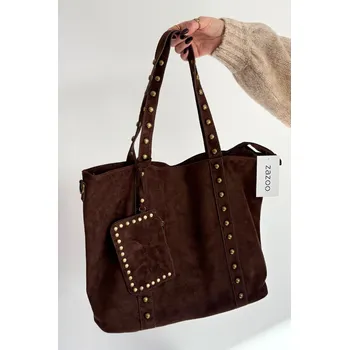 Kabelka Dámská kabelka se zdobením – čokoládová Kynelle Velikost: Univerzální