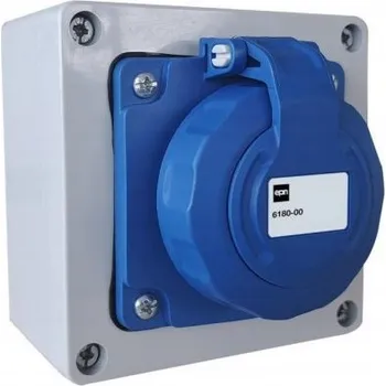 Elektrická zásuvka Elektrická Zásuvka nástěnná Elektro-Plast Nasielsk šedá