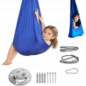 Zahradní houpačka HOUPACÍ SÍŤ PRO DĚTI 2.8x1.5 m SENZORICKÁ HOUPAČKA HOUPAČKA