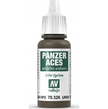 Vallejo Panzer Aces Rus. Tank Crew II 17ml 70.326 = Vallejo Panzer Aces, barva pro ruskou tankovou posádku II, 17 ml, odstín 70.326