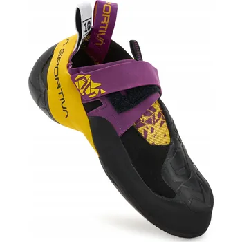 Lezečky Lezecké boty La Sportiva Skwama - purpurová/žlutá barva 39,5