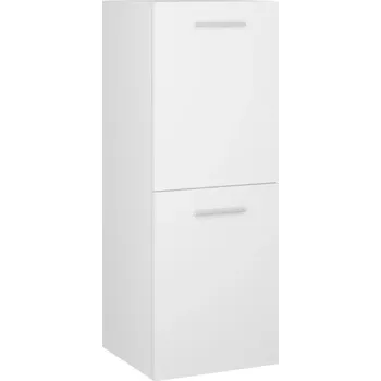 Koupelnový nábytek Koupelnová skříňka z dřevotřísky bílá 30x30x80 cm