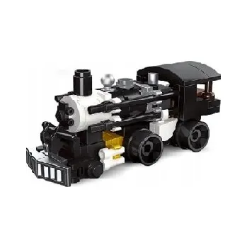 ostatní stavebnice STAVEBNICE LOKOMOTIVA 77 DÍLKŮ 6 VZORŮ