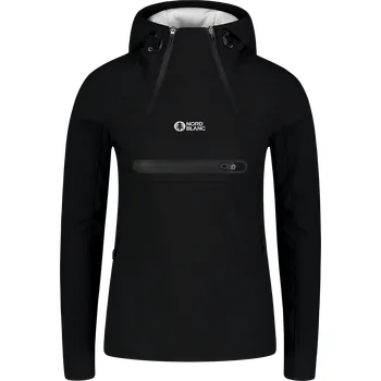 Dámská softshellová bunda Černý dámský nepromokavý lehký softshellový anorak KANGAROO - 40