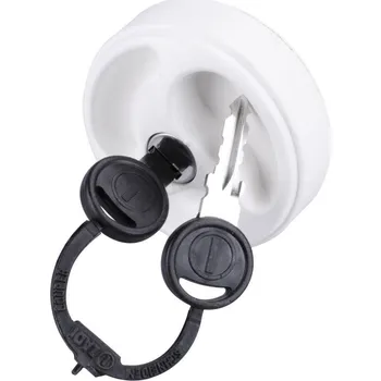 Stěnový vývod Náhradní uzamykatelné víčko nalévacího hrdla LILIE bílé