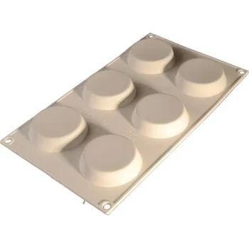 Forma na pečení Cesil Silikonová forma na pečení/na mražené dezerty Tartaletky 7 cm (na 6 ks) 1,7 cm