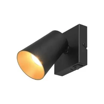 Bodové svítidlo TRIO 817170132 SHARP nástěnné bodové svítidlo/spot s vypínačem 1xGU10 černá matná