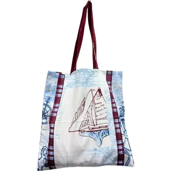 Nákupní taška Home Elements Látková taška Plachetnice Home Elements