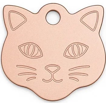 psí známka Známka pro kočky s gravírováním - světle&nbsp;fialová