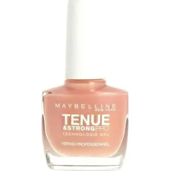 Dekorativní kosmetika Lak na nehty TENUE & Strong Maybelline 75 Ivory Rose ve slonovinové růžové barvě. 10ml