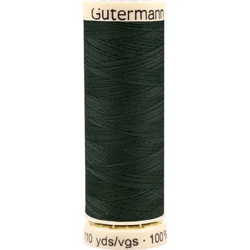 Nit Polyesterové nitě návin 100 m Gütermann univerzální, střední, 755 černá