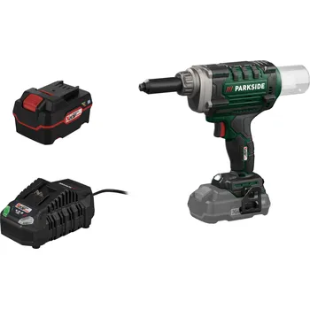 Příslušenství k nářadí PARKSIDE® Aku nýtovačka PBNSG 20-Li A1, 4 Ah + příslušenství