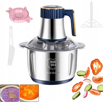 Kuchyňský mlýnek ELEKTRICKÝ MLÝNEK NA MASO PRO MIXÉR NEREZOVÁ OCEL