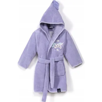 Dámské oblečení LA MILLOU BAMBUSOVÝ ŽUPAN SOFT M LADY UNICORN PURPLE
