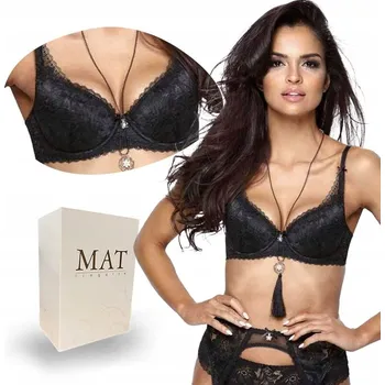 Podprsenka MAT push-up podprsenka černá, velikost 80C