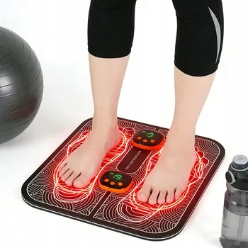 Masážní přístroj MASÁŽNÍ PŘÍSTROJ PRO MASÁŽ NOHOU S USB STIMULACÍ MASÁŽNÍ PODLOŽKA NA NOHY 8 REŽIMŮ