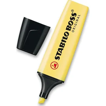 Zvýrazňovač Zvýrazňovač Stabilo BOSS Pastel - žlutá